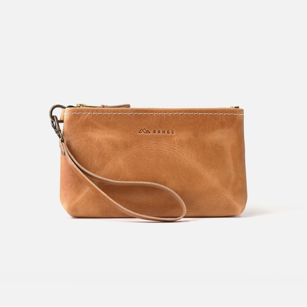 Range Leather McKinley Clutch - Natural Tan Bag